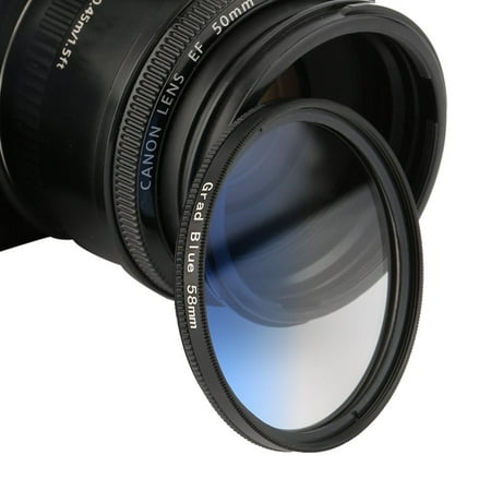 Gradiant Lens - Universal 58mm Filters Circo Mirror Lens Gradient UV For DSLR Camera Lens