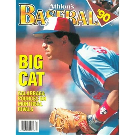 Athlon CTBL-013051 Andres Galarraga Unsigned Montreal Expos Sports 1990 MLB Baseball Preview Magazine