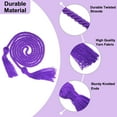 thumbnail image 3 of Uxcell 4Pack 67" Graduation Honor Cord with Tassel Polyester Yarn Honor Cord Purple, 3 of 6
