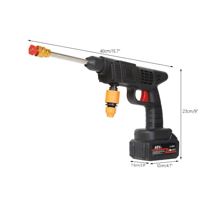 Naudhenm 350 Psi 2 Gpm Battery-Powered Pressure Washer with Quick Connect Tips