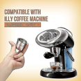 thumbnail image 2 of Cápsula de café reutilizable, cápsula de acero inoxidable, filtro de café concentrado italiano compatible con cafetera Illy para X9 X8 X7.1 Y5 Y3 Y1.1, 2 of 5