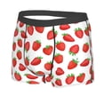 thumbnail image 2 of Wukai Strawberries Print Men’s Underwear Breathable Boxer Briefs,&nbsp;Moisture Wicking & Breathable-X-Large, 2 of 7