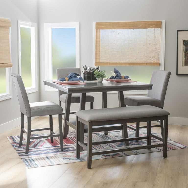 Farmhouse counter height bench discount