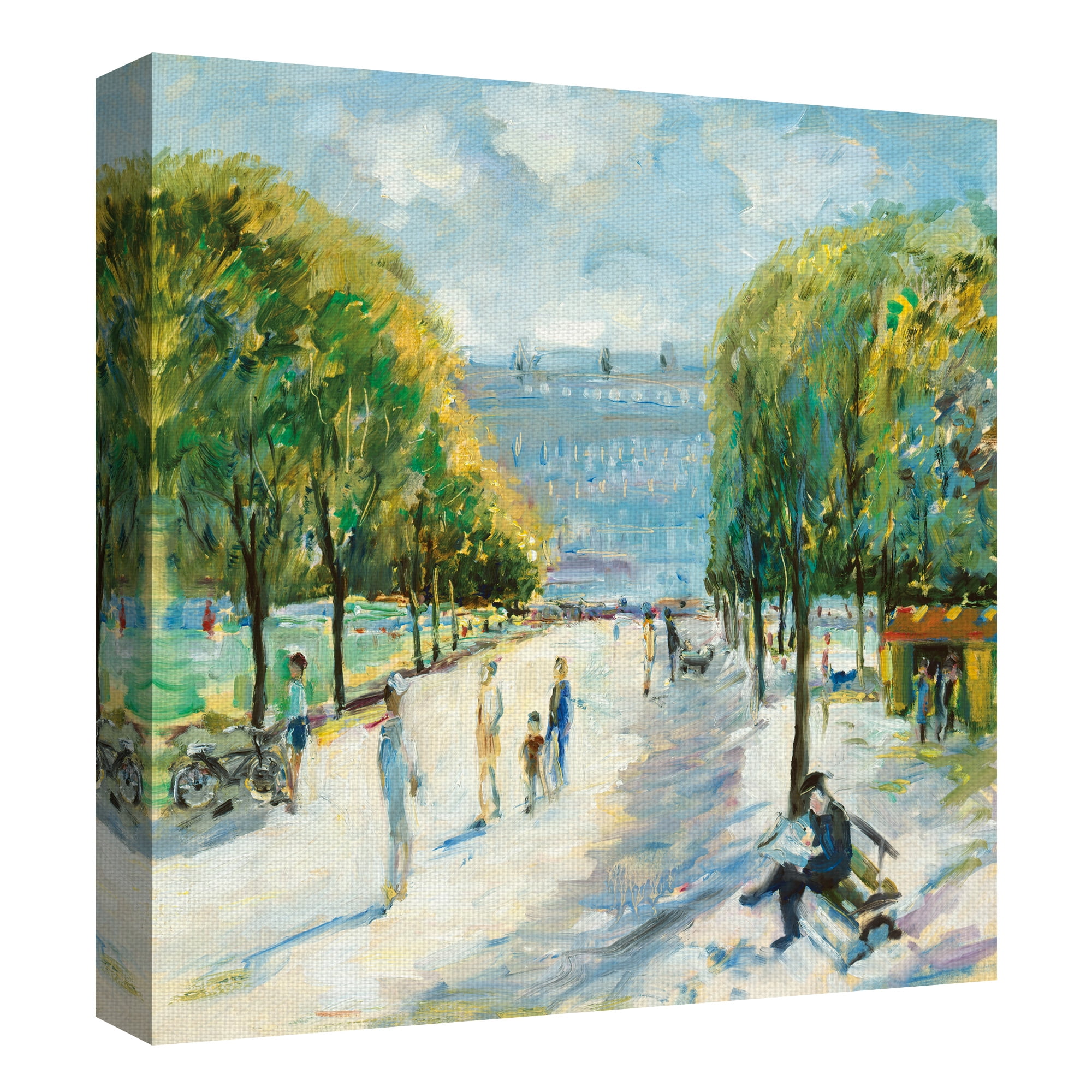 Masterpiece Art Gallery Parisian Afternoon IV by Marysia Burr Canvas Art Print 20" x 20"