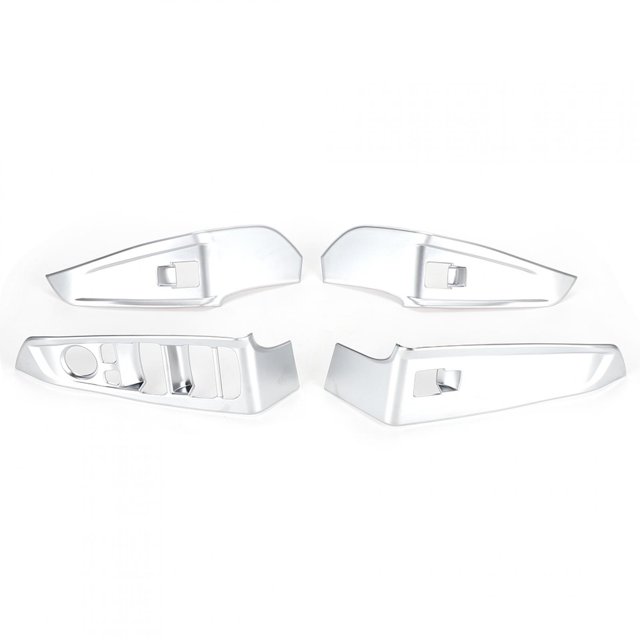 Window Lifter Panel Cover,4pcs ABS Chromed Window Car Interior Decoration Carbon Fiber Car Decoration User-Friendly Design