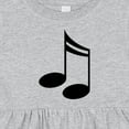 thumbnail image 4 of Inktastic Music Notes Musician Girls Baby Dress, 4 of 5