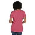 thumbnail image 3 of Hanes V-Neck T-Shirt Women's Garment Dyed Short Sleeve Tee Ringspun Cotton, 3 of 7