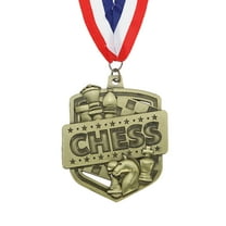 Uxcell Tournament Award Medals with Ribbons, Winner Medals Prizes for Competitions Sports Party, Gold Gold