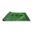 thumbnail image 2 of Ahgly Company Indoor Square Persian Emerald Green Traditional Area Rugs, 3' Square, 2 of 4