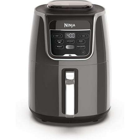 Ninja AF150AMZ Air Fryer XL that Air Fry s  Air Roast s   Bakes  Reheats  Dehydrates with 5.5 Quart Capacity  and a high gloss finish  grey(pickup in the cage)