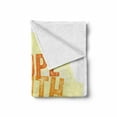 thumbnail image 2 of Hope Soft Flannel Fleece Throw Blanket, Inspirational Hope Faith Love Words with Grunge Letters, Cozy Plush for Indoor and Outdoor Use, 70" x 90", Pale Yellow Orange, by Ambesonne, 2 of 6