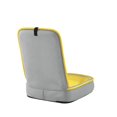 thumbnail image 4 of Loungie Daron Foldable & Portable Mesh Floor Chair, Yellow, 4 of 7