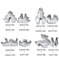 thumbnail image 3 of Ensemble de 8 Pcs d'Outils de Cuisson de Gâteaux Stéréoscopiques de Noël en Acier Inoxydable, 3 of 7