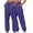 Purple, variant on 2 Pack Womens Sweatpants Wide Leg Cargo Pants Fall Fashion Outfits Sweats Baggy Winter Clothes Parachute Joggers Black L