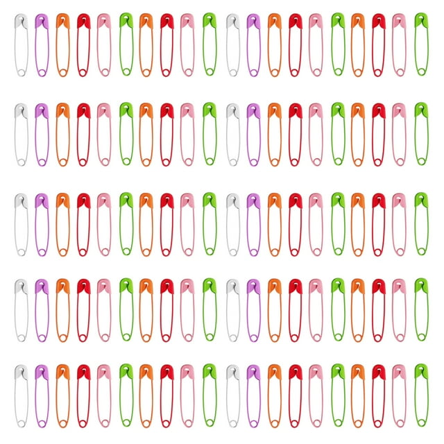 relayinert Lot de 100 Épingles de Sûreté DIY Taille Compacte Clip de Fixation pour Vêtements
