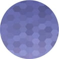 thumbnail image 1 of Ahgly Company Machine Washable Indoor Round Transitional Purple Area Rugs, 8' Round, 1 of 7