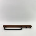 thumbnail image 2 of Voraus  Towel rails,Rustic Burnt Wood Bathroom Towel Bar with Metal Rod, Wall Mounted Bath Towel Rack, 2 of 9