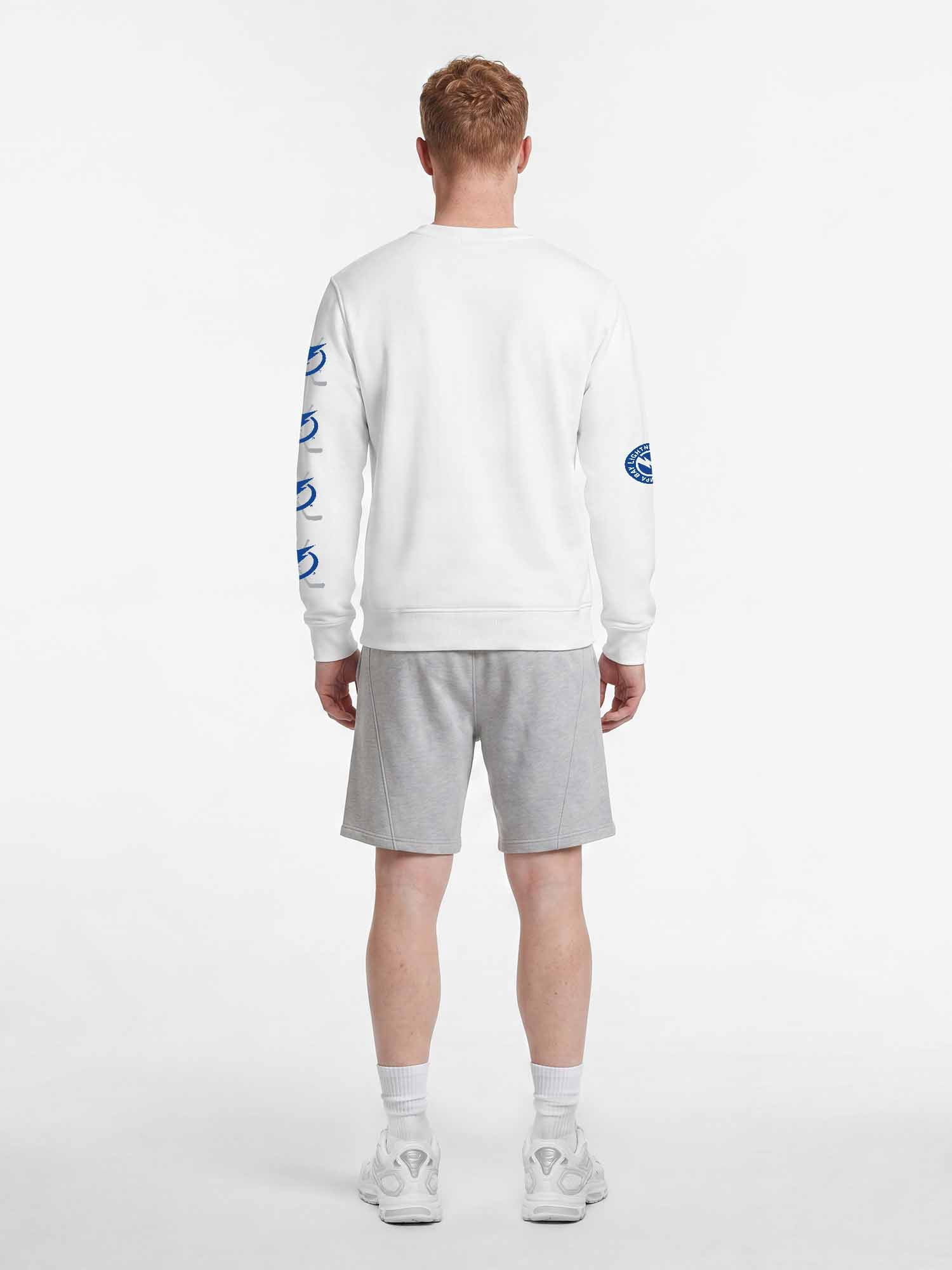 Tampa Bay Lightning Reebok Mens White Crew Sweatshirt