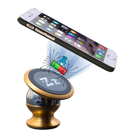 Small Cell Phone Holder and Charger Universal Phone Car Mount iPhone Car Mount, Samsung iphone Smartphone Car Mount, Cell Phone Car Mount Holder for Mini Tablets, Office, Kitchen Car Cradle