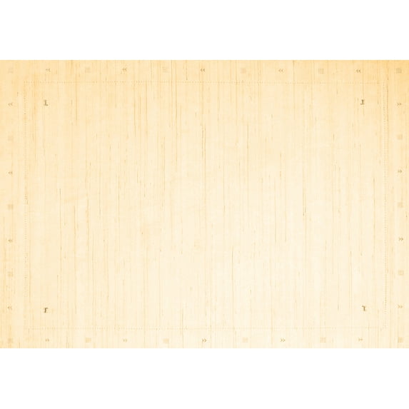 Ahgly Company Indoor Rectangle Solid Brown Modern Area Rugs, 5' x 7'
