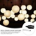 WAXIAYU Pull Chain Light Fixture E26 Base Ceiling Light Pull Switch