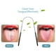 thumbnail image 4 of Guardurnaity Rascador de lengua para adultos, elimina el mal aliento, herramienta de desinfección reutilizable de acero inoxidable, cepillo más cuidado de los oídos tipo 2, 4 of 6