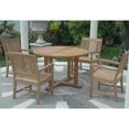 thumbnail image 2 of Teak Tosca Rialto Armchair 5-Pieces Dining Set, 2 of 5