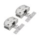 thumbnail image 1 of 90 Degree Glass Hinges Zinc Alloy Glass Door Pivot Hinge Kit Display Cabinet Wine Cabinet Door Hinge Shower Door Glass Clamp With Screws For Thick Gla, 1 of 5