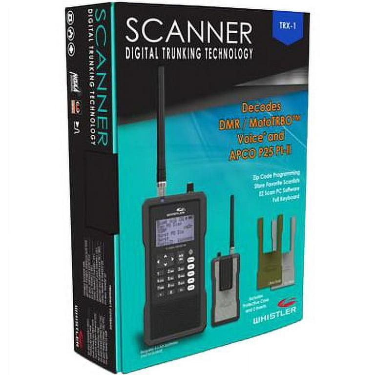 Whistler TRX1 Handheld Digital Trunking Scanner self programming 