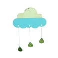 thumbnail image 4 of Etiqueta Engomada Colgante de Pared de Nubes con Desmontable Decoración para Niños Bebé Azul, 4 of 7
