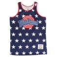 thumbnail image 2 of Bugs Bunny Tune Squad Space Jam Headgear Classics Embroidered Basketball Jersey (X-Large, Blue), 2 of 3