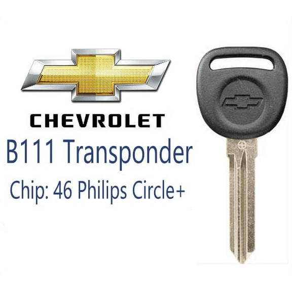 NEW Chevrolet Equinox 2007-2010 B111 - PT Transponder Chip Key (46) Circle VLS