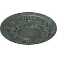 thumbnail image 3 of 32 3/4"OD x 2 1/2"P Jackson Ceiling Medallion (Fits Canopies up to 13 1/2"), Hand-Painted Athenian Green Crackle, 3 of 6