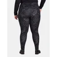 thumbnail image 3 of Terra & Sky Women's Plus High Rise Leggings, 27” Inseam, Sizes 0X-4X, 3 of 5