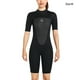 thumbnail image 5 of Greeniant Traje de buceo de alta eficiencia a prueba de frío de una pieza estilo de manga corta transpirable agradable a la piel traje de baño clásico Deportes acuáticos Mujer Negro METRO Greeniant OD020692-09, 5 of 6