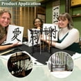 thumbnail image 5 of 12-Pin Wood Calligrapghy Brush Holder Chinese Brushes Hanger Japanes Calligraphy Pen Stand Rack Carving Sumi Brush Stand Painting Brushes Rack, 5 of 9