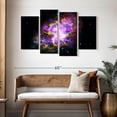 thumbnail image 3 of Elephant Stock Sparkling Crab Nebula Wall Art - Horizontal Multi Panel Canvas - Living Room Wall Decor - Astronomy & Space Multi Panel - Black And Beige Decor By Nasa - 52" x 32", 3 of 8