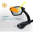 thumbnail image 4 of New Handlebar Bike Mirror Scratchand BlastGlass Lens Rotatable Rearview Mirror Bicycle Mirror ME(Silver Right Side), 4 of 5
