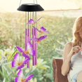 thumbnail image 1 of Ligero solar de las decoraciones del jardín de la luz exterior accionada solar de  Violeta Baoblaze  Campanas de viento de luz, 1 of 7
