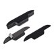 thumbnail image 3 of 20 forros absorbentes para gorras de béisbol, ideales para actividades al aire libre. Negro, 3 of 9