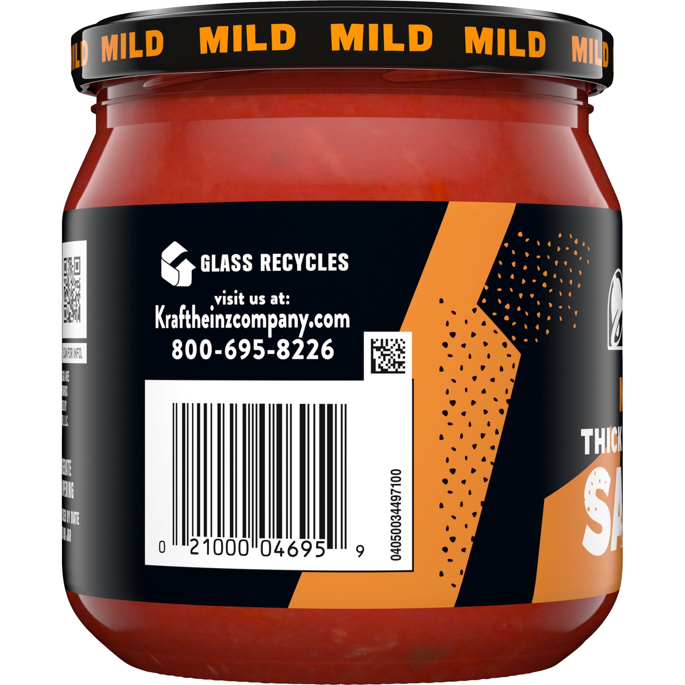 Taco Bell Mild Thick N' Chunky Salsa, 16 oz Jar