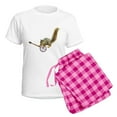 thumbnail image 5 of CafePress - Squirrel With Banjo Women's Light Pajamas - Women's Short Sleeve Print T-Shirt and Pants Light Cotton Pajama Set, 5 of 7