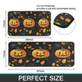 thumbnail image 7 of Horror Orange Pumpkin Spooky Halloween () Kitchen Rugs Sets Of 2 Kitchen Rugs and Mats for Room Farmhouse-Runner Rug Halloween Decorations for Home (17x47in+30x17in), 7 of 7
