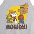 thumbnail image 2 of Peanuts - Franklin And Snoopy Howdy - Men's Jersey Tank Top, 2 of 5