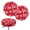 Christmas Ho Ho Snowflake Decoration, variant on Chririnla Washable Round Bar Stool Seat Covers for Home Cafes, Polyester Easy to Clean Round Bar Stool Cover with Stain Resistant