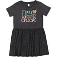 thumbnail image 3 of Inktastic Daddy's Little Chick Cute Easter Girls Toddler Dress, 3 of 5