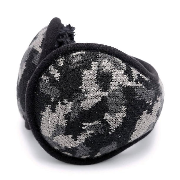 Orejeras de invierno para hombres y mujeres, calentadores de orejas de lana plegables
