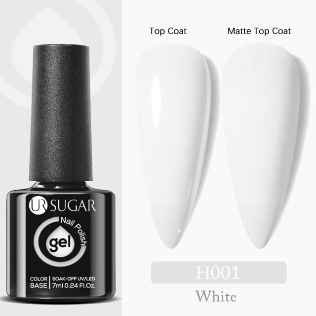 Esmalte de uñas en Gel semipermanente, azúcar UR de alta saturación, Color rojo, botella de vidrio de 7ml, Gel LED UV de manicura para Otoño e Invierno
