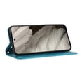 thumbnail image 4 of Designed for Google Pixel 8 Case, Wrist Strap Flip Kickstand PU Leather Wallet Case Cash Card Slots Holder, Protective Shockproof Pattern Women Cover for Google Pixel 8, Blue, 4 of 7