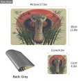 thumbnail image 4 of Wobogo Cobras Bamboo Forest Placemats Coasters Set of 4 Heat-resistant Non-slip Easy to Clean Square Dinner Plate Mat, 4 of 8